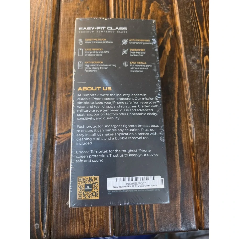 Easy Fit Glass Premium Tempered Glass for iPhone 12 PRO MAX